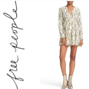 Free People Stealing Fire Tuni  Dress